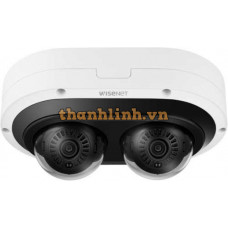 Camera IP 2MP x 2CH Multi-directional Camera Wisenet Samsung PNM-7082RVD